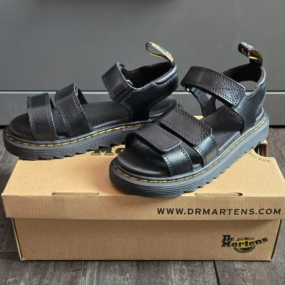 Dr. Martens Black Klaire Sandals - Picture 8 of 8